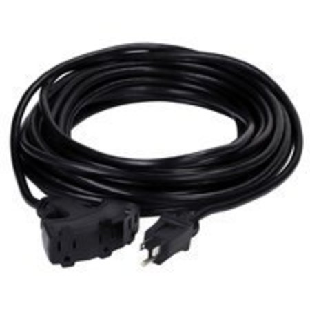 POWERZONE PowerZone OR532735 Extension Cord, Black Jacket, 100 ft L OR532735